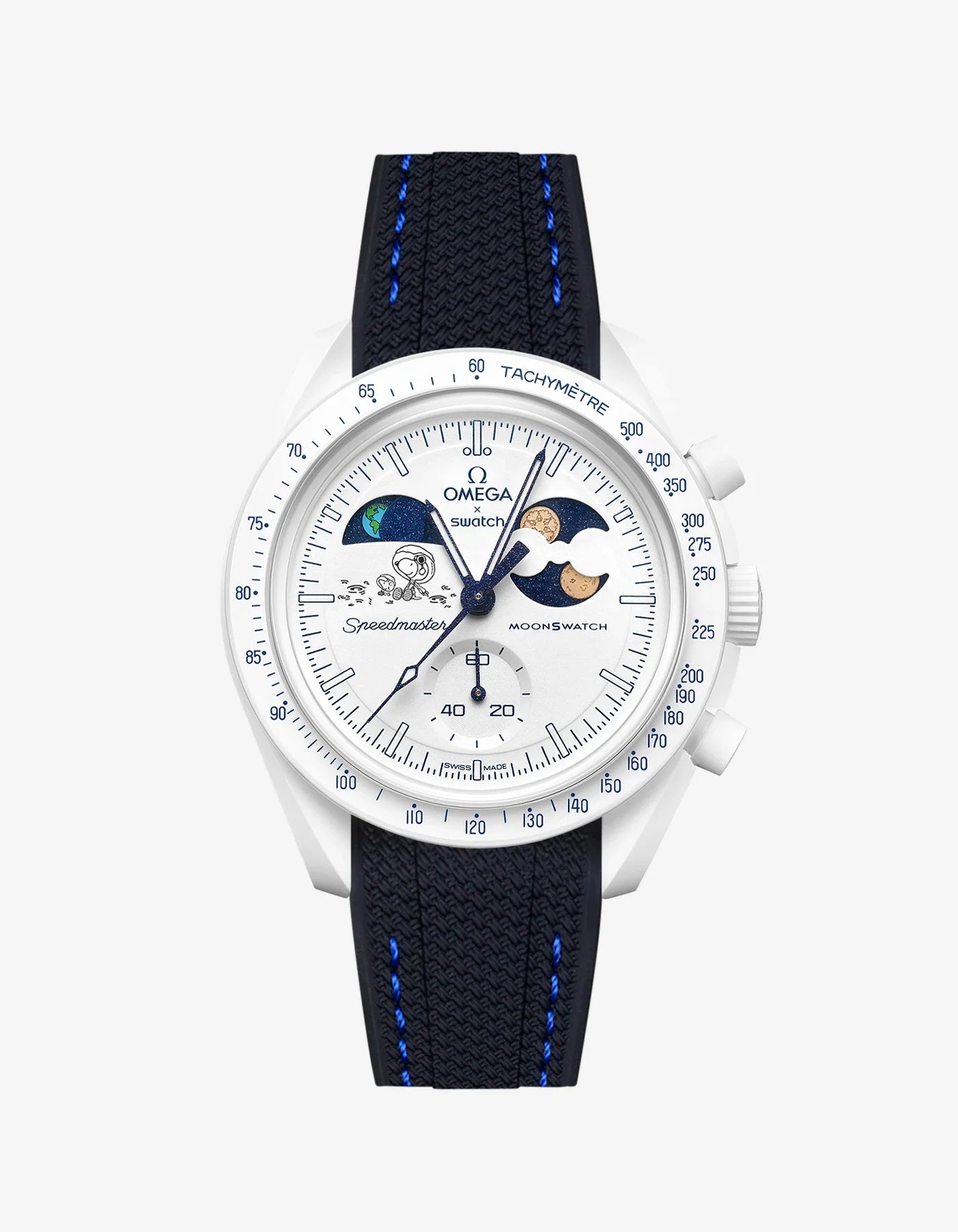 Custom Strap - OMEGA® X SWATCH® BIOCERAMIC MOONSWATCH™ – MISSION TO EARTHPHASE – MOONSHINE GOLD (COLD MOON)