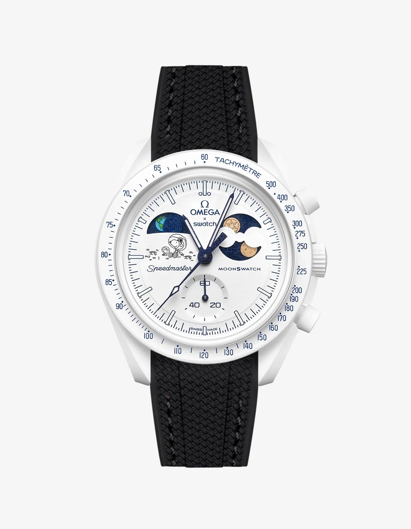 Custom Strap - OMEGA® X SWATCH® BIOCERAMIC MOONSWATCH™ – MISSION TO EARTHPHASE – MOONSHINE GOLD (COLD MOON)