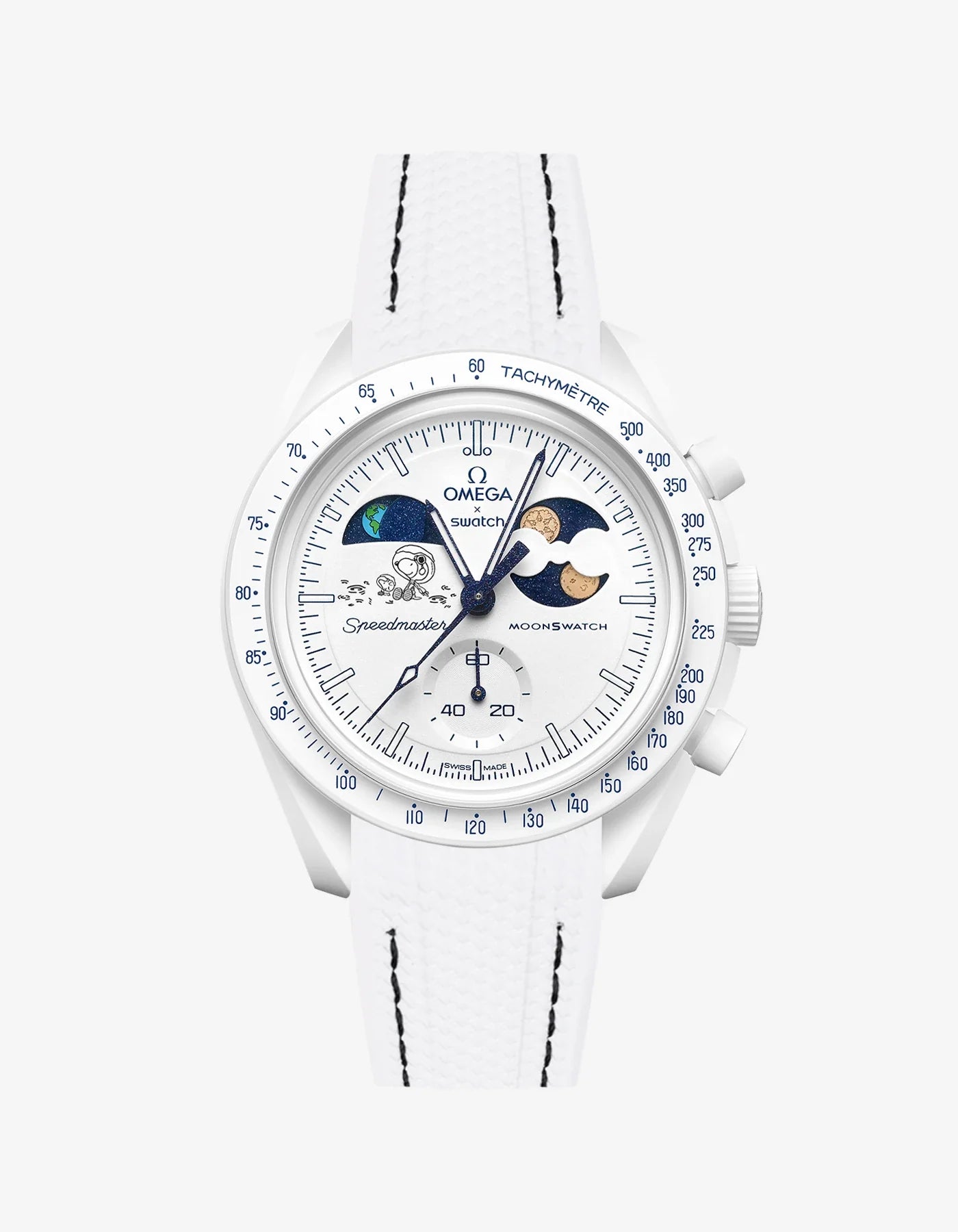 Custom Strap - OMEGA® X SWATCH® BIOCERAMIC MOONSWATCH™ – MISSION TO EARTHPHASE – MOONSHINE GOLD (COLD MOON)