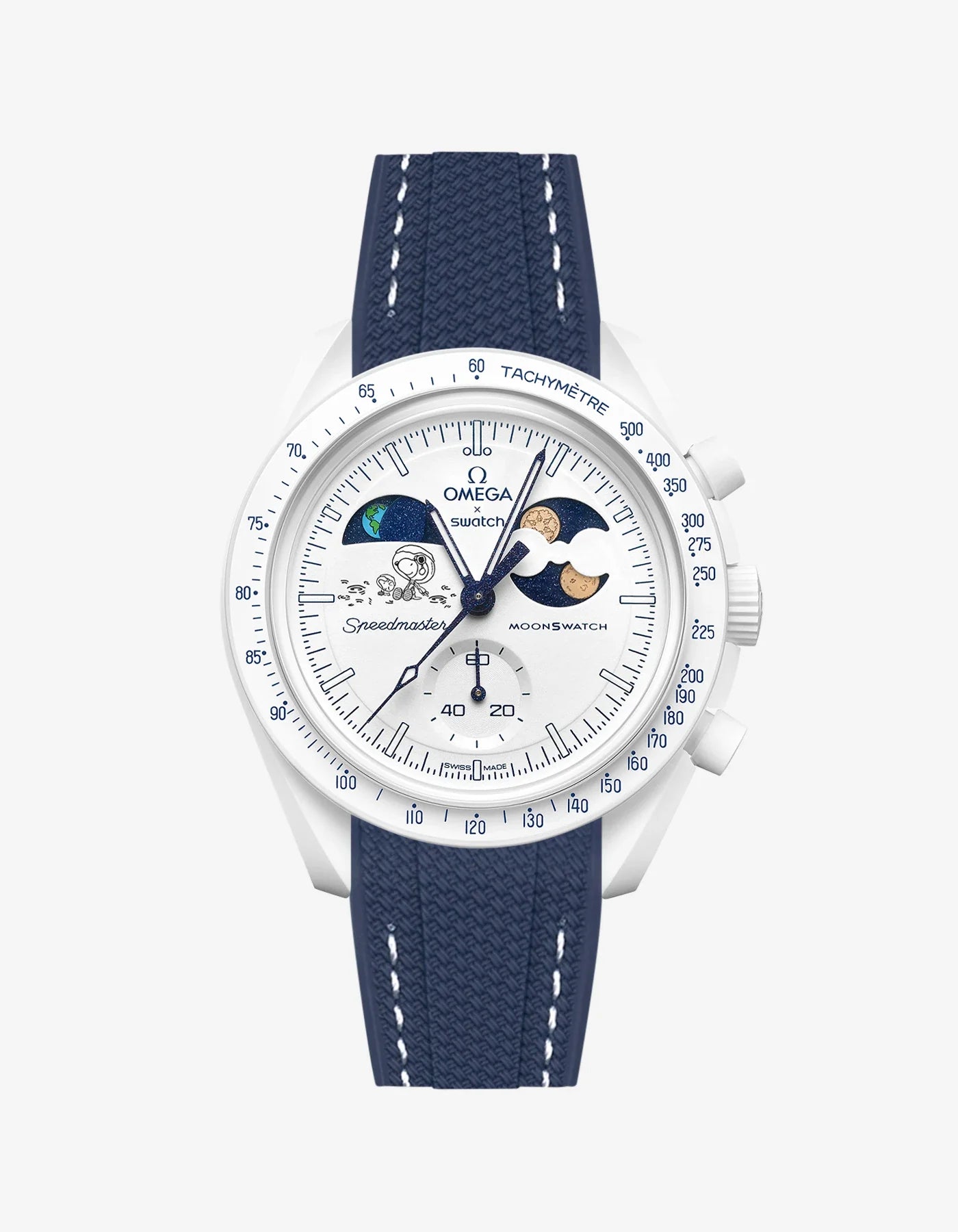 Custom Strap - OMEGA® X SWATCH® BIOCERAMIC MOONSWATCH™ – MISSION TO EARTHPHASE – MOONSHINE GOLD (COLD MOON)