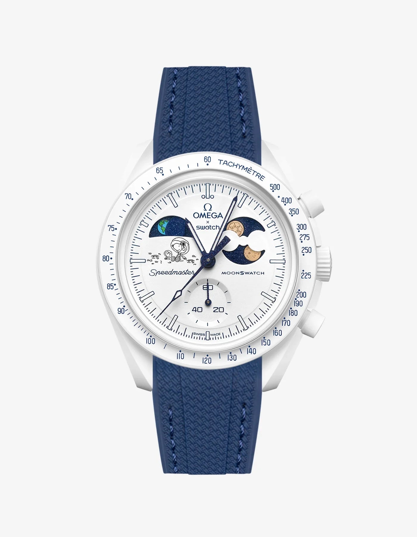 Custom Strap - OMEGA® X SWATCH® BIOCERAMIC MOONSWATCH™ – MISSION TO EARTHPHASE – MOONSHINE GOLD (COLD MOON)