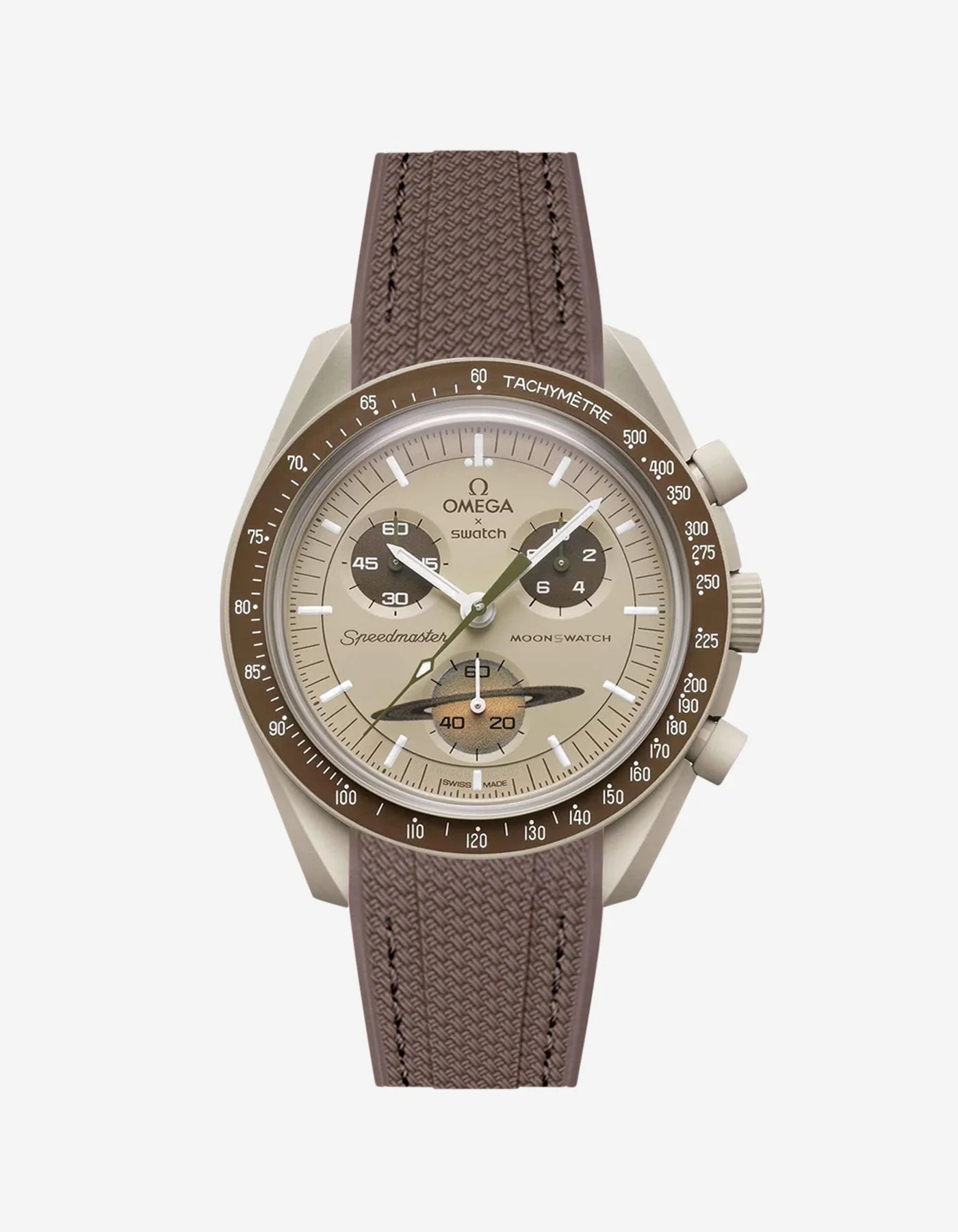 Custom Strap - OMEGA® X SWATCH® BIOCERAMIC MOONSWATCH™ – MISSION TO SATURN